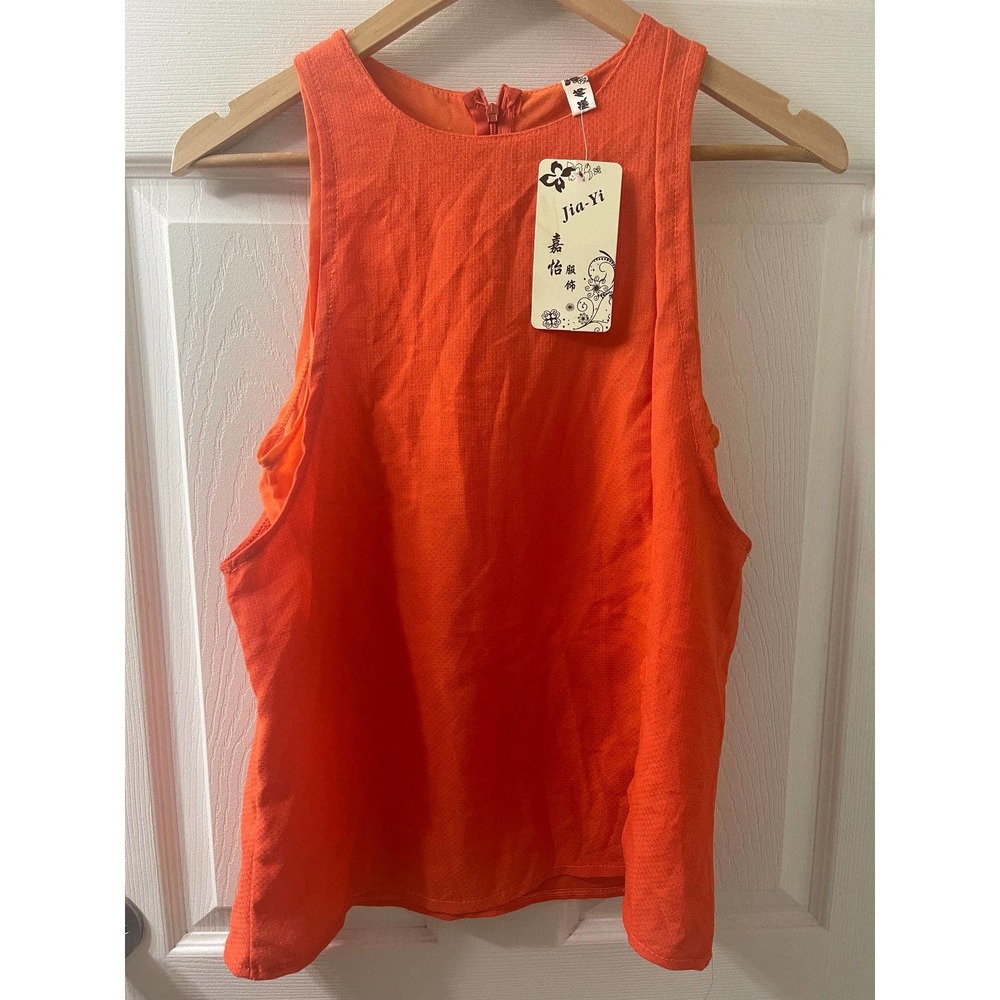 Jia-Yi | NWT Orange Tank Top | Size Small